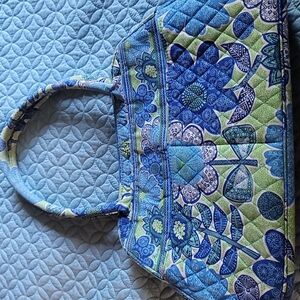 EUC Vera Bradley Bowler Bag Doodle Daisy Pattern